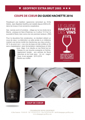 HACHETTE DES VINS 2016