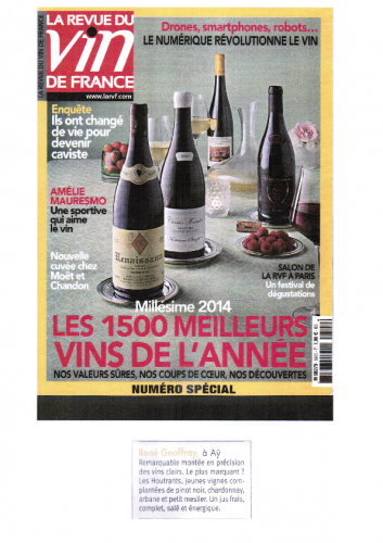 REVUE DES VINS DE FRANCE  JUIN 2015