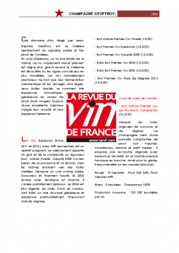 Revue des vins de France 2018