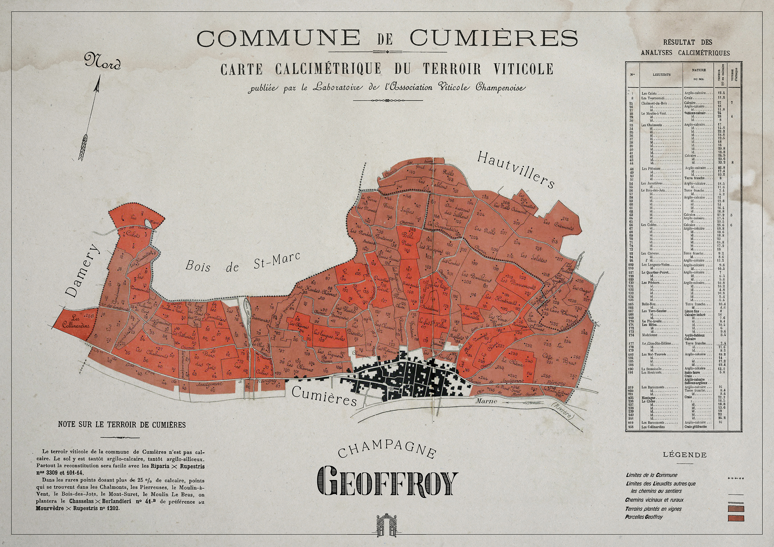 Parcelles Champagne Geoffroy